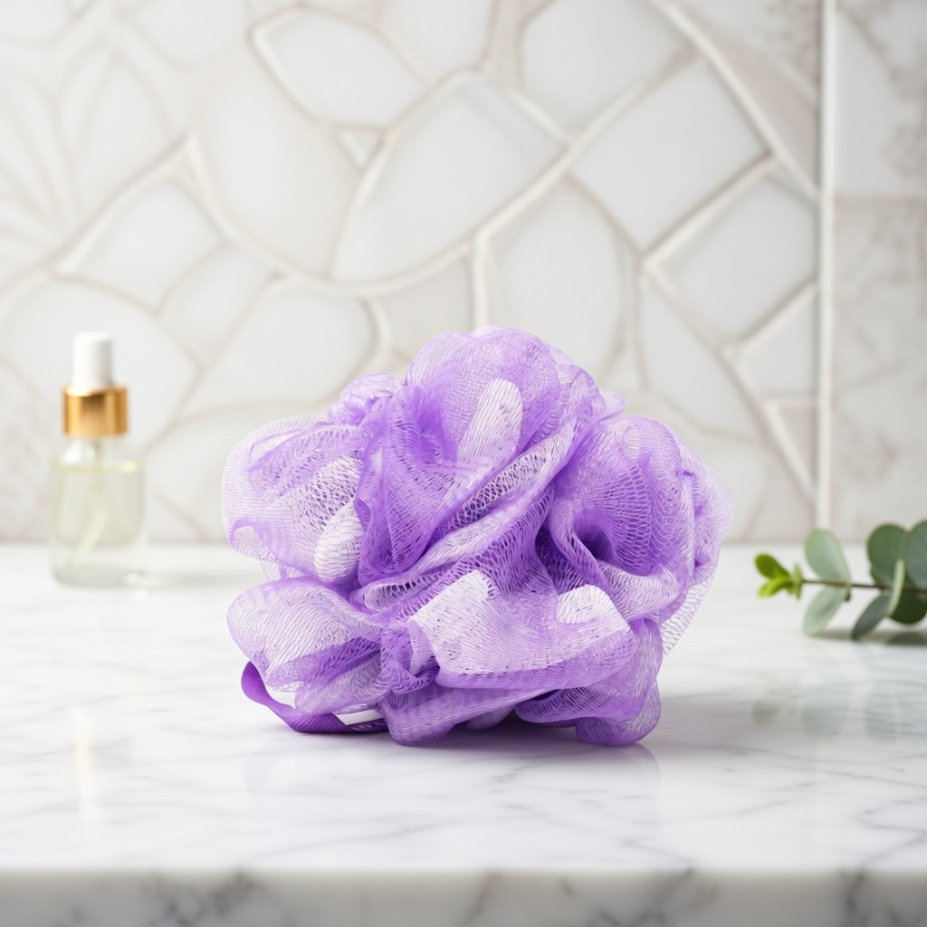 ESPONJA FLOR DE DUCHA - VIOLETA