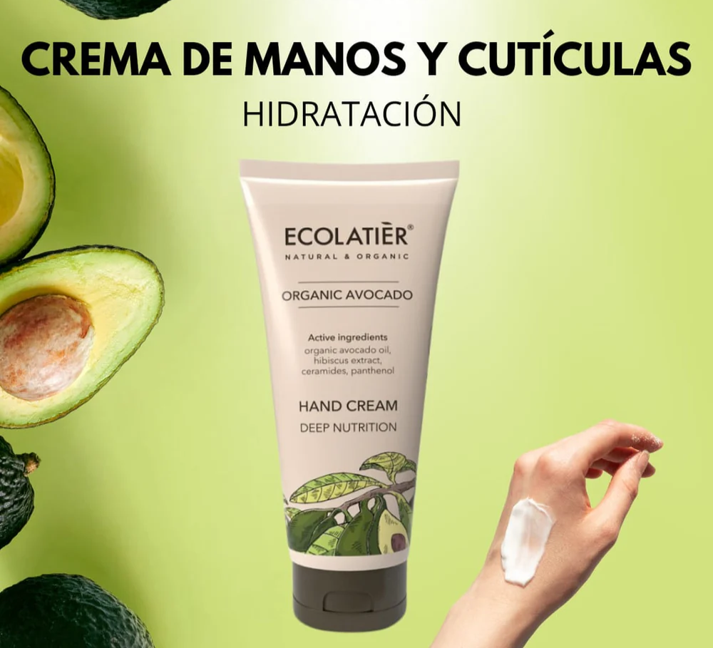 CREMA DE MANOS NUTRITIVA -AGUACATE