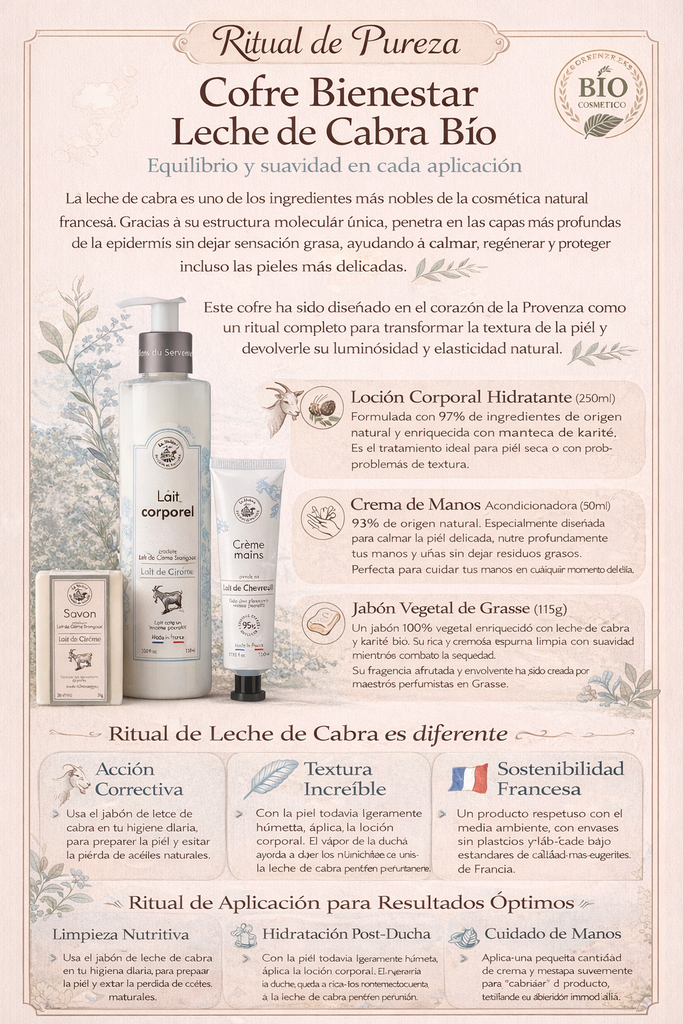 Ritual de Pureza: Cofre Bienestar Leche de Cabra Bío