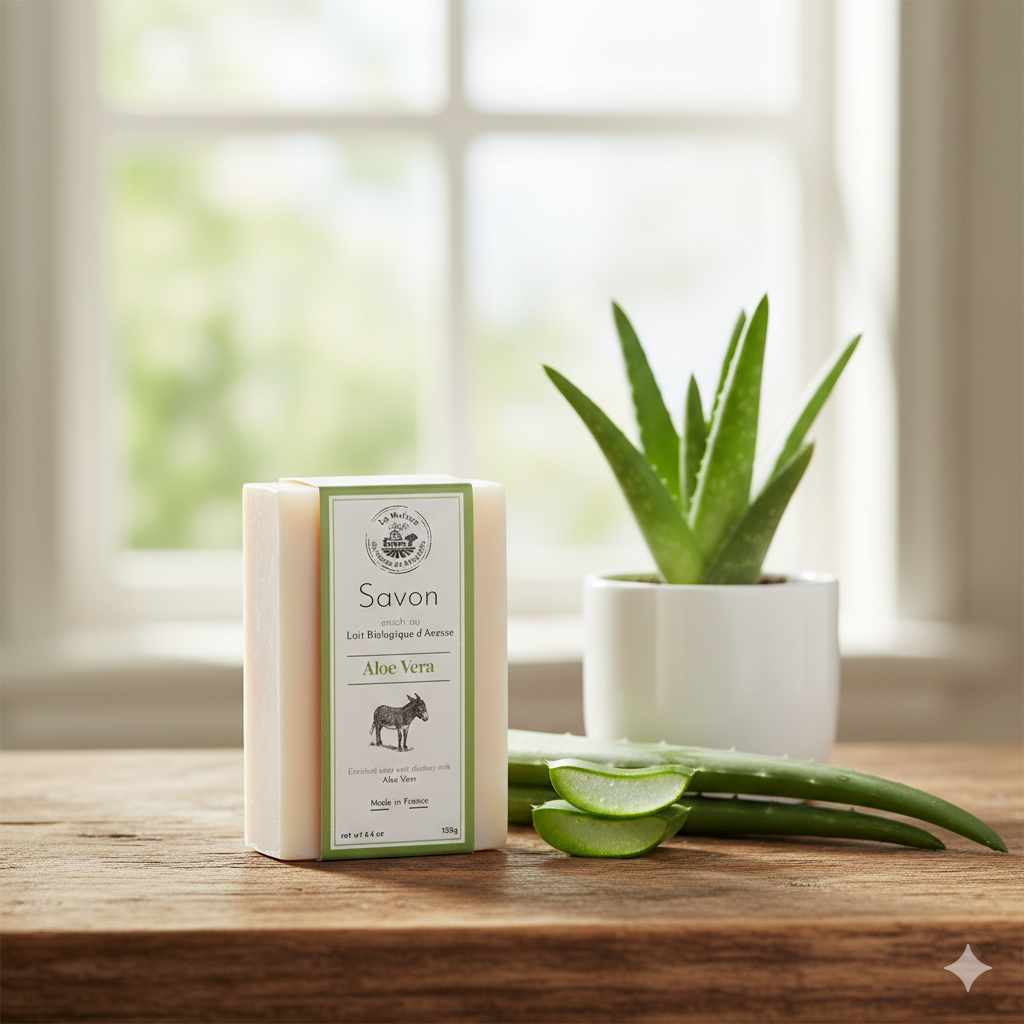 JABÓN (DUO) 115G LECHE DE BURRA - ALOE VERA 