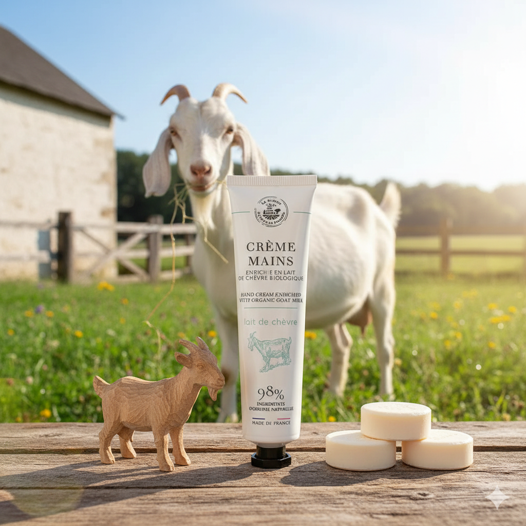 CREMA DE MANOS 30ML LECHE DE CABRA