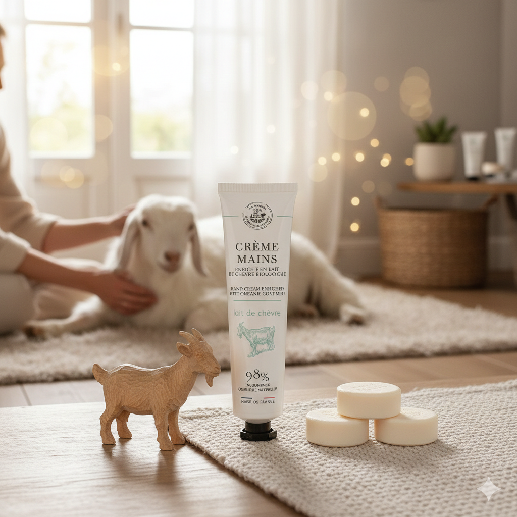 CREMA DE MANOS 30ML LECHE DE CABRA