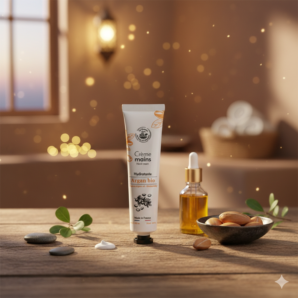 CREMA DE MANOS 30ml  DE ACEITE DE ARGÁN