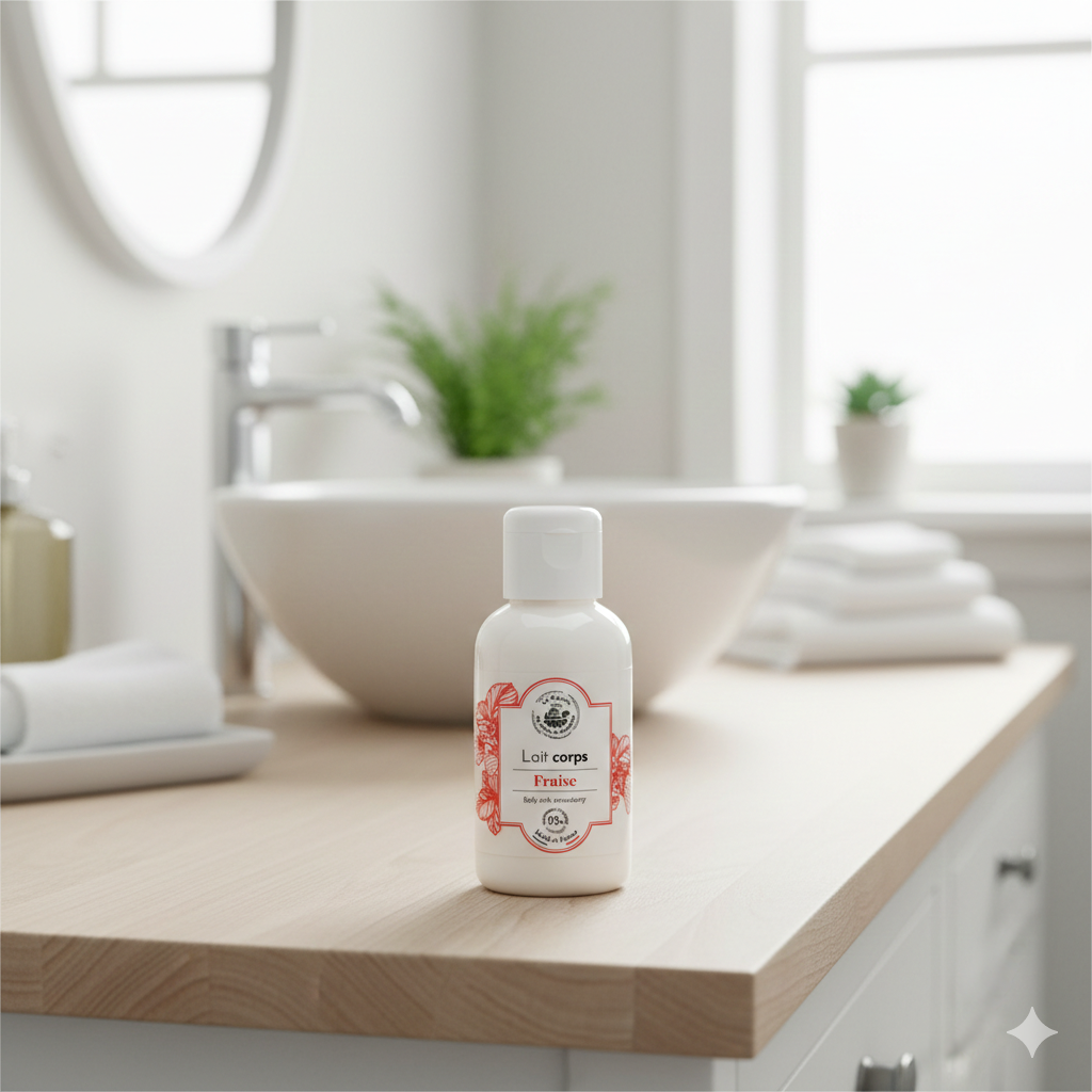 LECHE CORPORAL DE FRESA 50ML