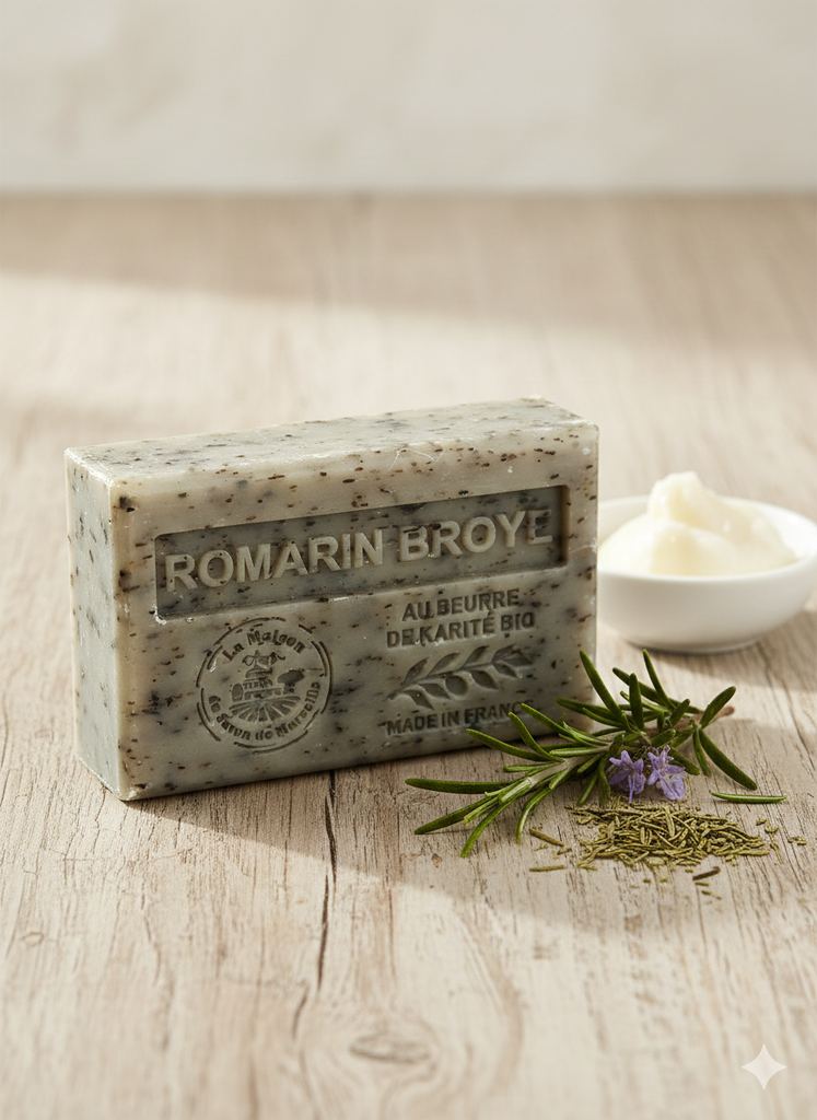 JABÓN KARITE ROMERO EXFOLIANTE 125G 