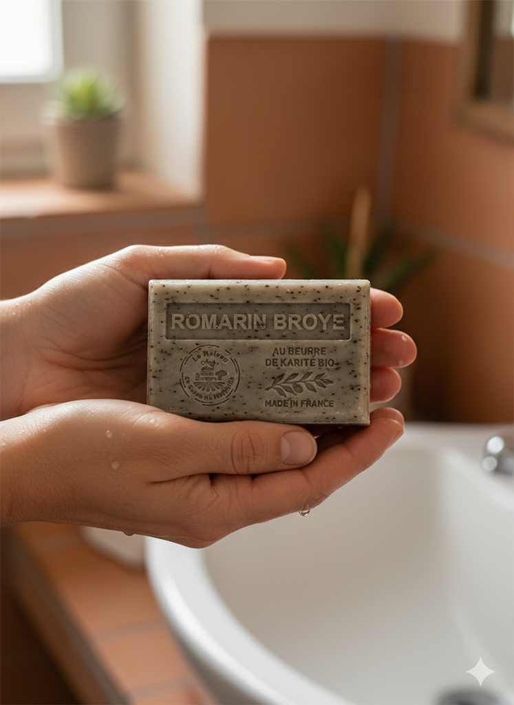 JABÓN KARITE ROMERO EXFOLIANTE 125G 