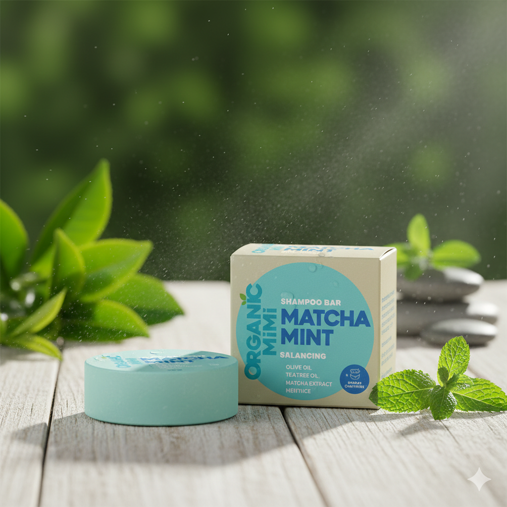 CHAMPÚ SÓLIDO MENTA Y MATCHA