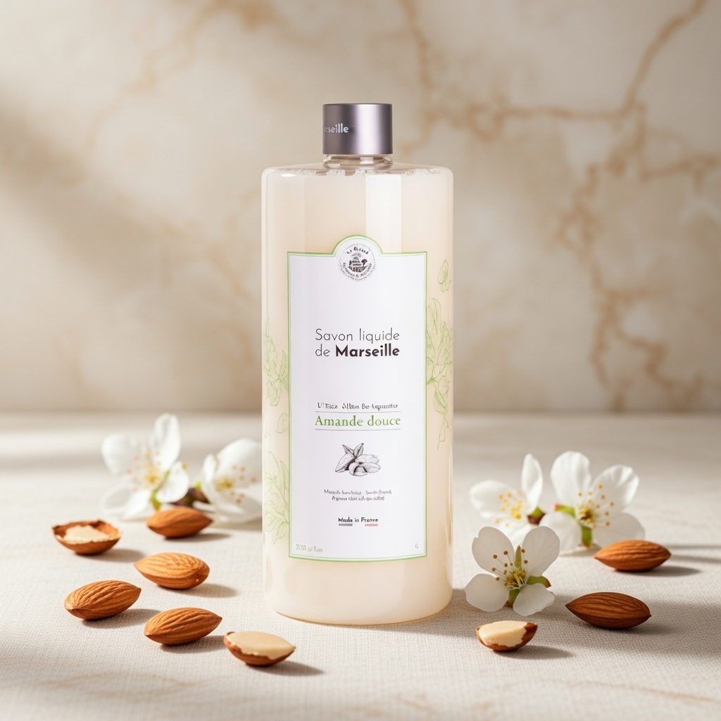 JABÓN LÍQUIDO DE MARSELLA 1L ALMENDRA DULCE