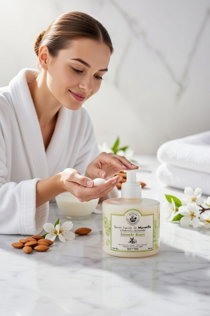 JABÓN LÍQUIDO DE MARSELLA 330ml - ALMENDRA DULCE