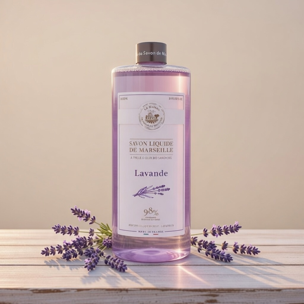 JABÓN LÍQUIDO DE MARSELLA 1L LAVANDA