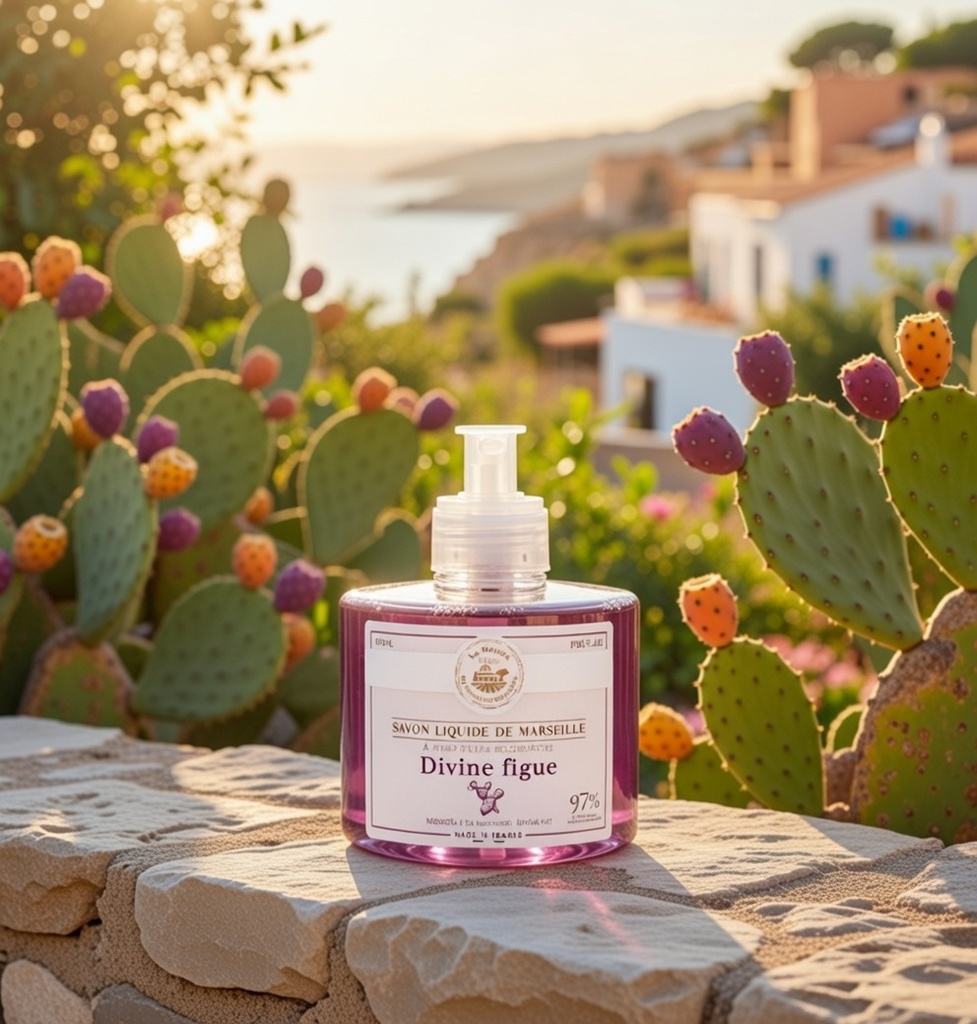 JABÓN  LÍQUIDO DE MARSELLA 330ml - HIGO  CHUMBO