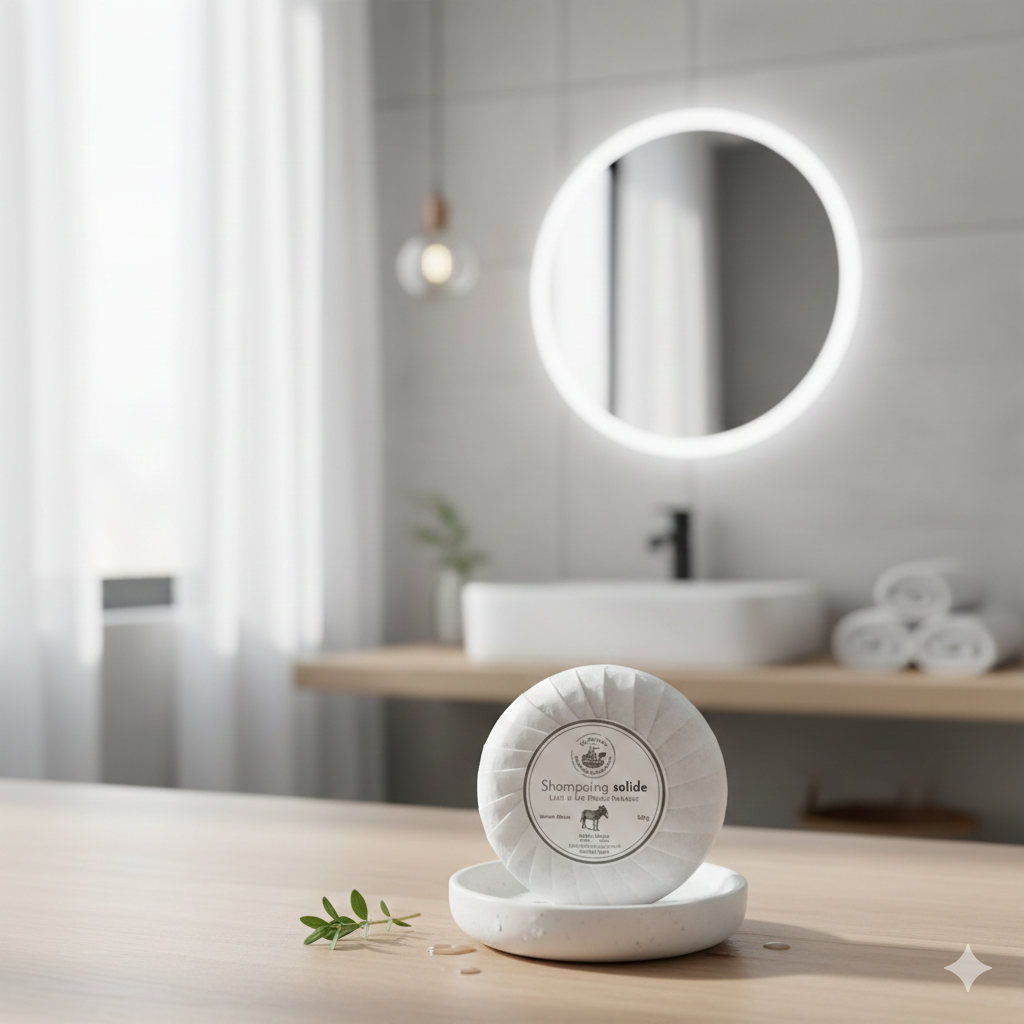 CHAMPÚ SÓLIDO 100G LECHE DE BURRA