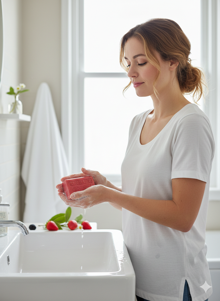 JABÓN KARITÉ FRUTOS ROJOS 60G