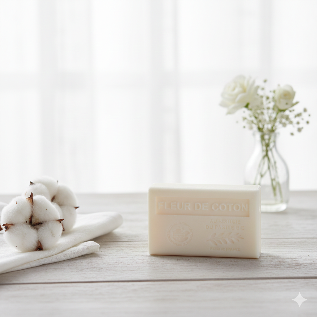 JABÓN KARITÉ FLOR DE ALGODÓN 125G