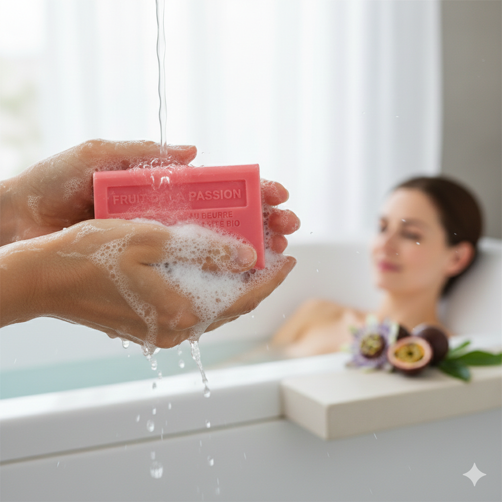 JABÓN KARITÉ FRUTA DE LA PASIÓN 125G