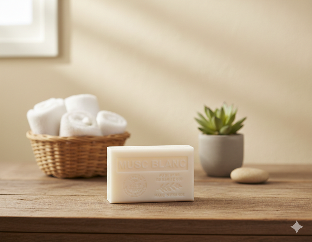 JABÓN KARITÉ MUSC BLANCO 125G