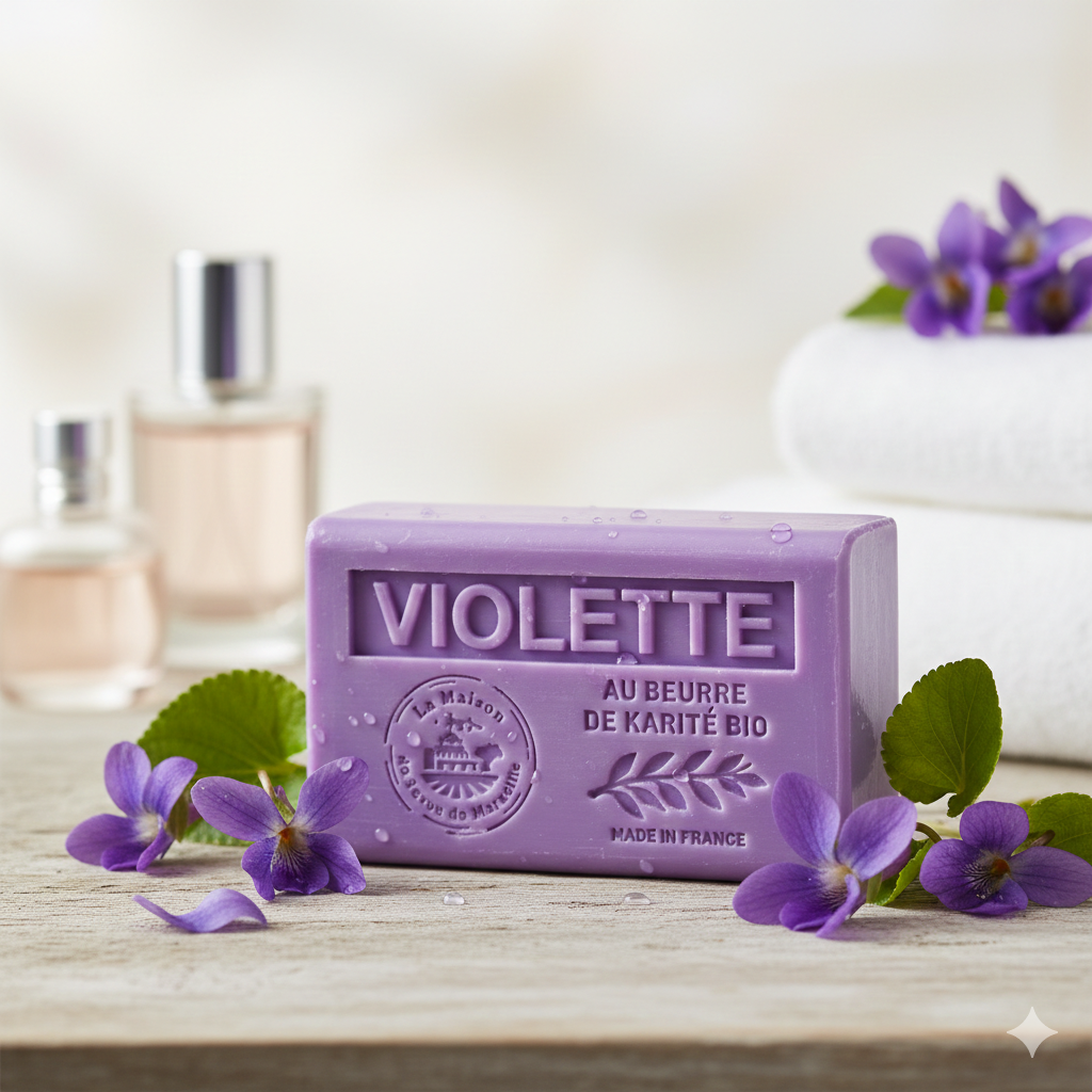 JABÓN KARITÉ VIOLETA 125G