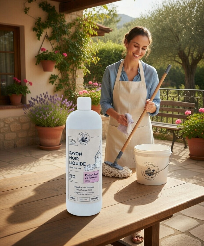JABÓN NEGRO LÍQUIDO - FLORES DE PROVENZA 1L