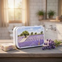 JABONERA METÁLICA - CAMPO DE LAVANDA