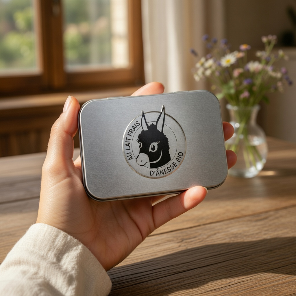 JABONERA METÁLICA - LECHE DE BURRA