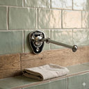 APLIQUE PARED JABONERA ROTATIVO