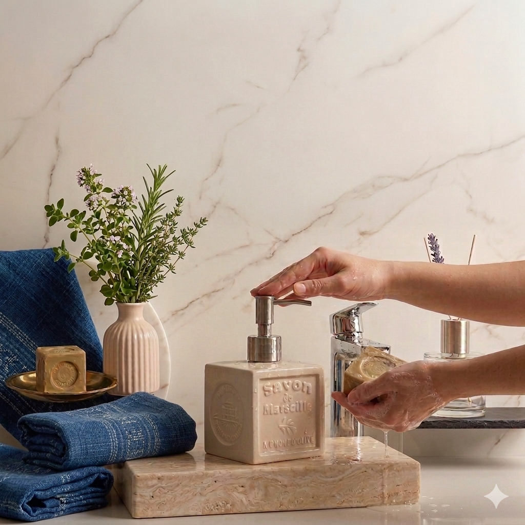 JABONERA DOSIFICADOR -CUBO MARFIL