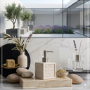 JABONERA DOSIFICADOR -CUBO MARFIL