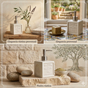 JABONERA DOSIFICADOR -CUBO MARFIL