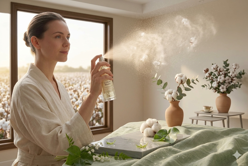 AMBIENTADOR HOGAR 100ML - FLOR DE ALGODÓN