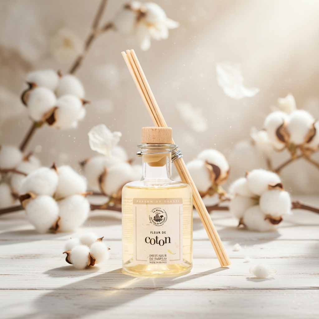 DIFUSOR 200ML - FLOR DE ALGODÓN