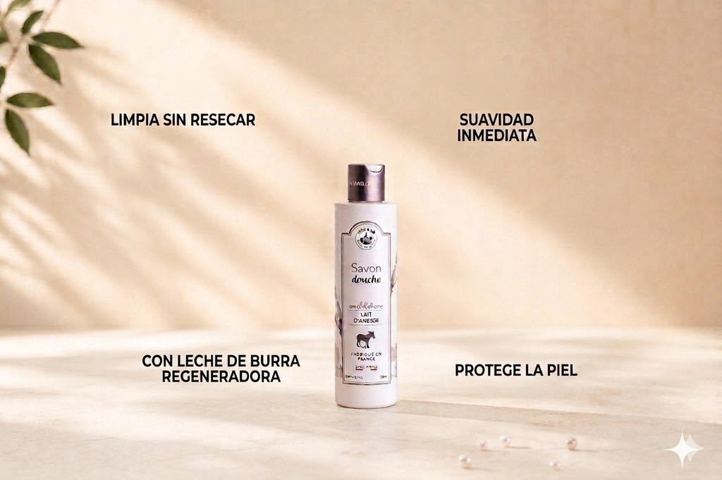GEL DE DUCHA  250ml LECHE DE BURRA 