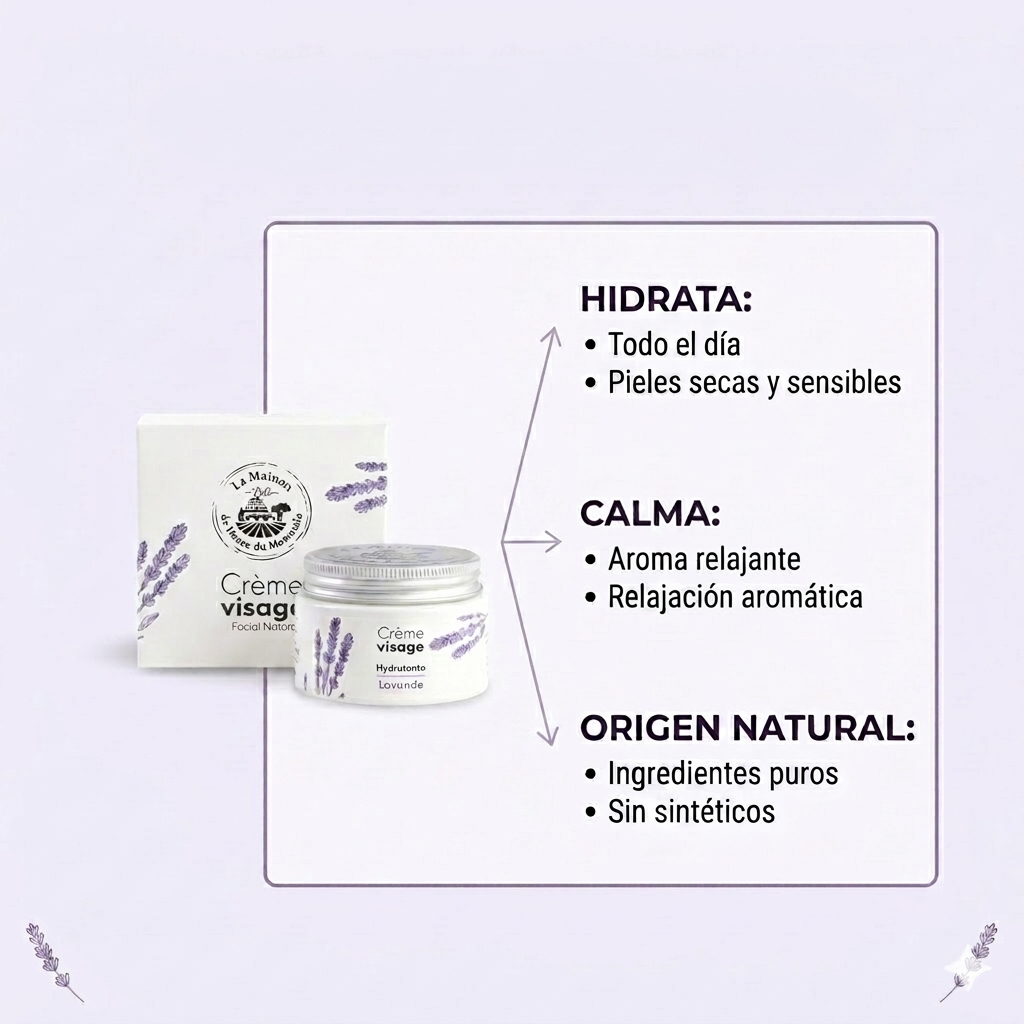 CREMA FACIAL 50ml LAVANDA