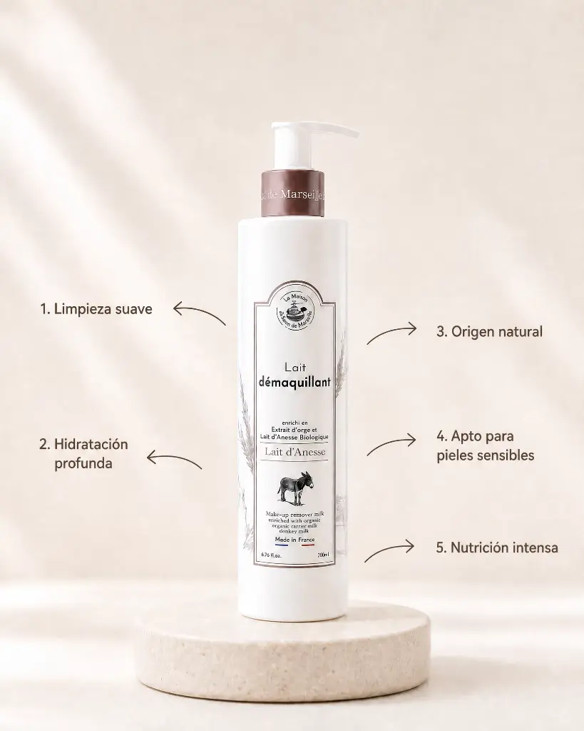 DESMAQUILLANTE  LECHE DE BURRA