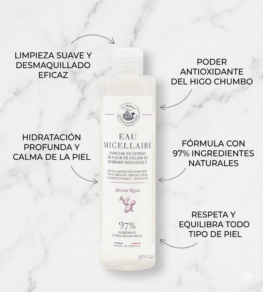 AGUA MICELAR 250ml - HIGO CHUMBO