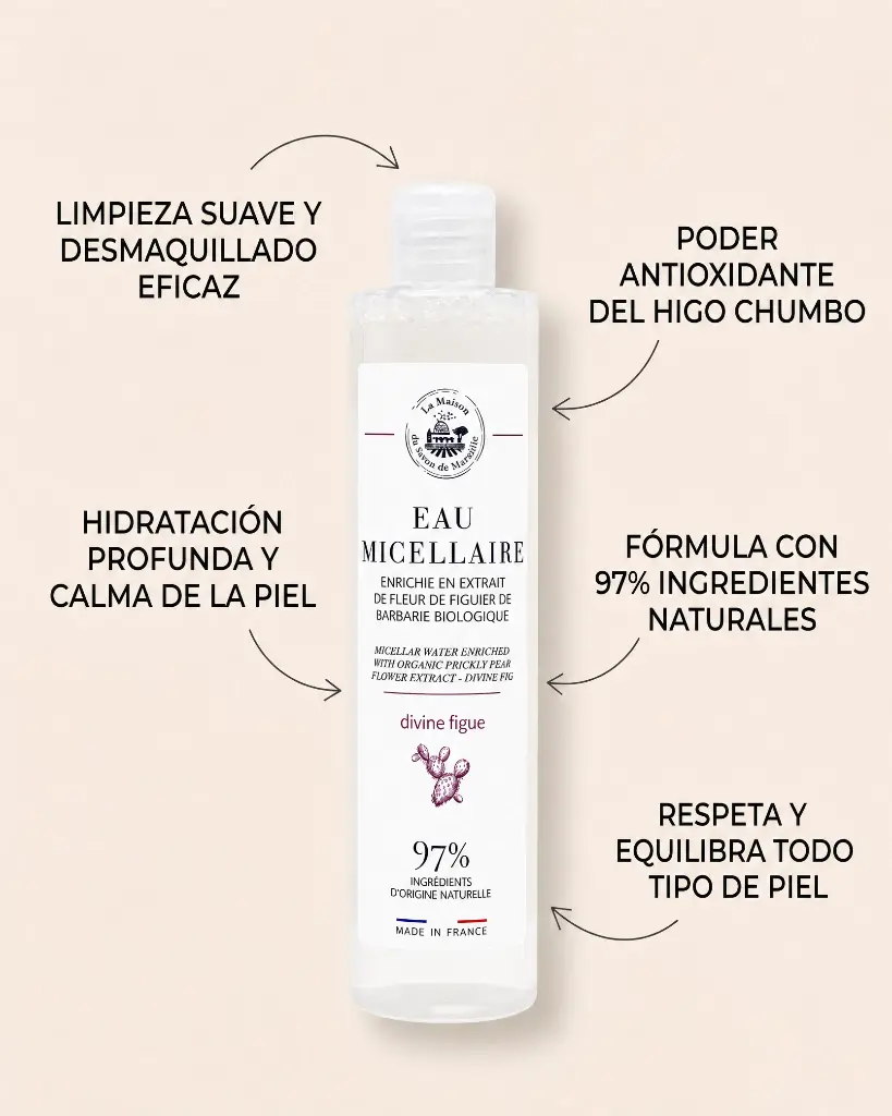 AGUA MICELAR 250ml - HIGO CHUMBO