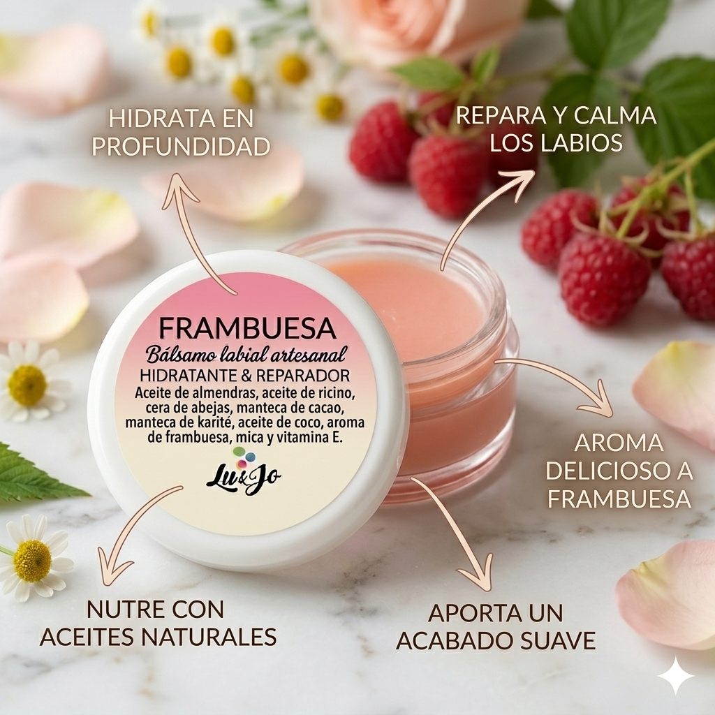 BÁLSAMO LABIAL FRAMBUESA