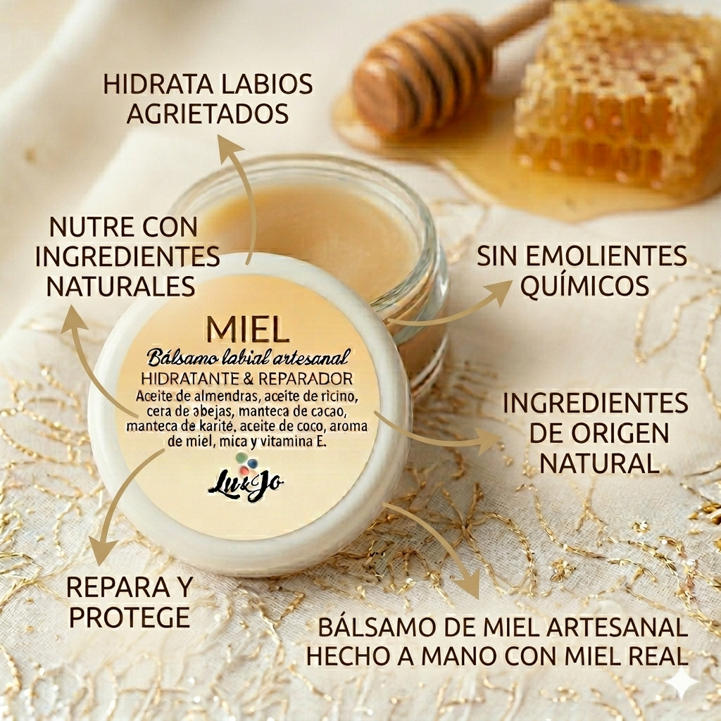 BÁLSAMO LABIAL MIEL