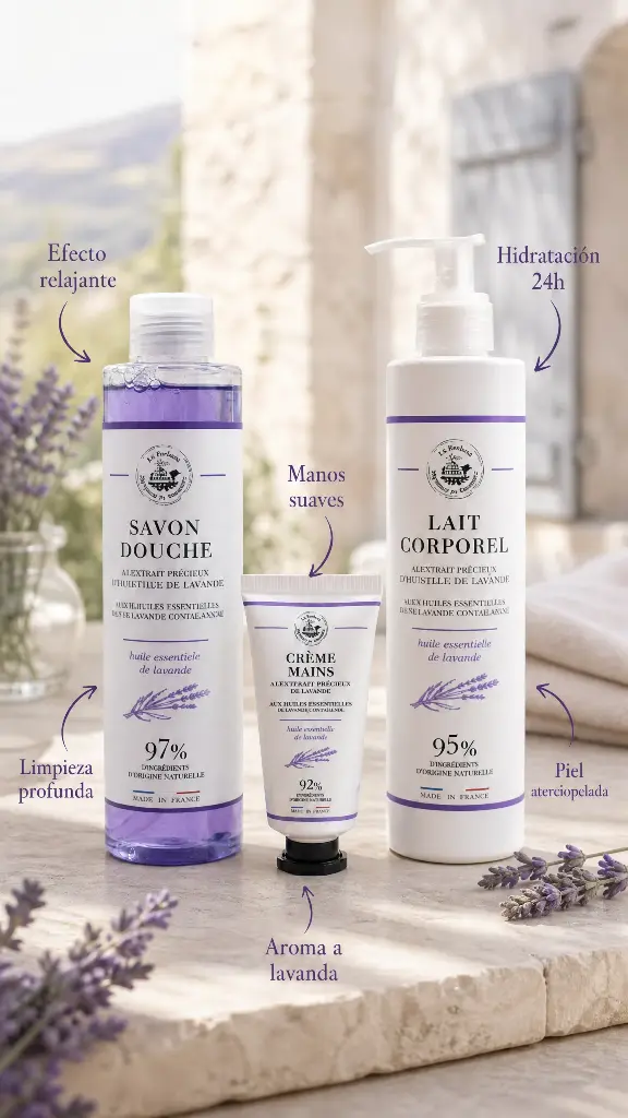 Pack Ducha Sensorial: Ritual Lavanda & Hidratación Profunda