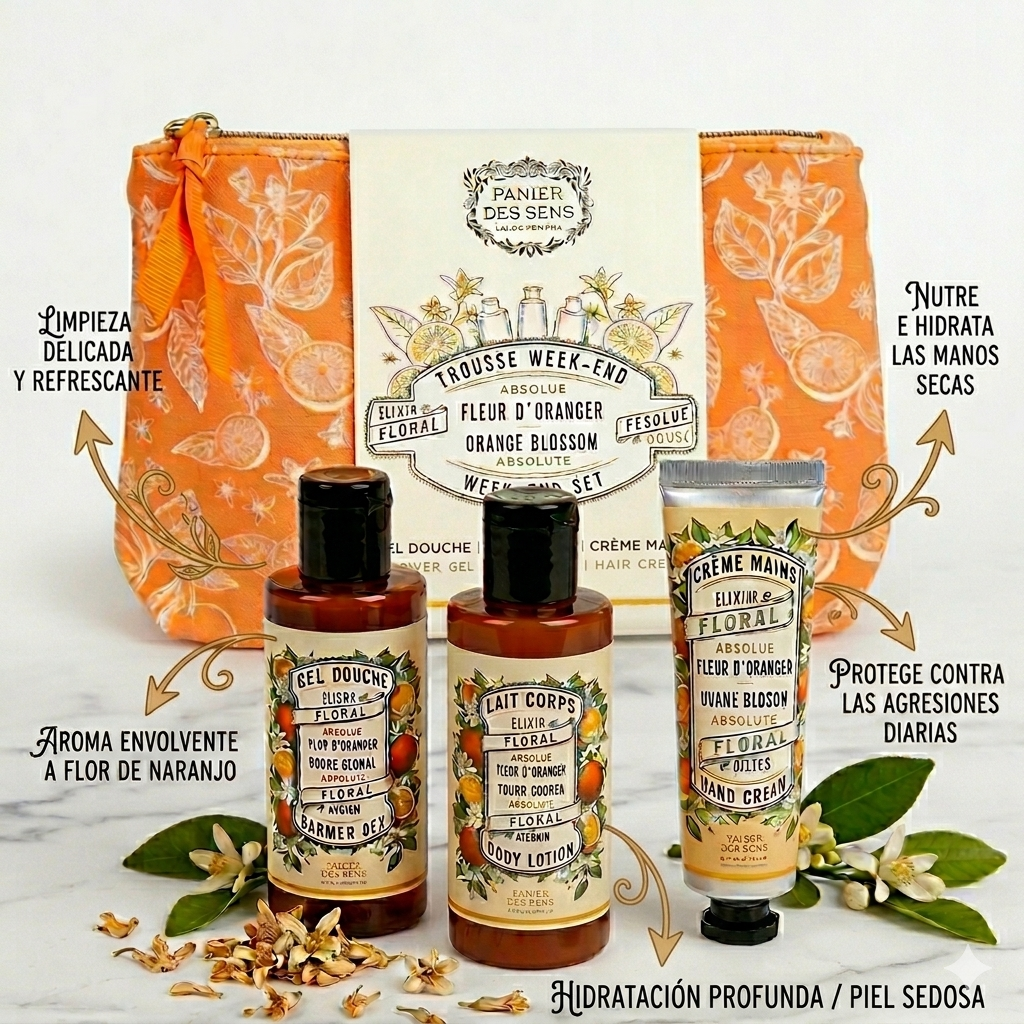 ESTUCHE FLOR DE NARANJO (VIAJE)