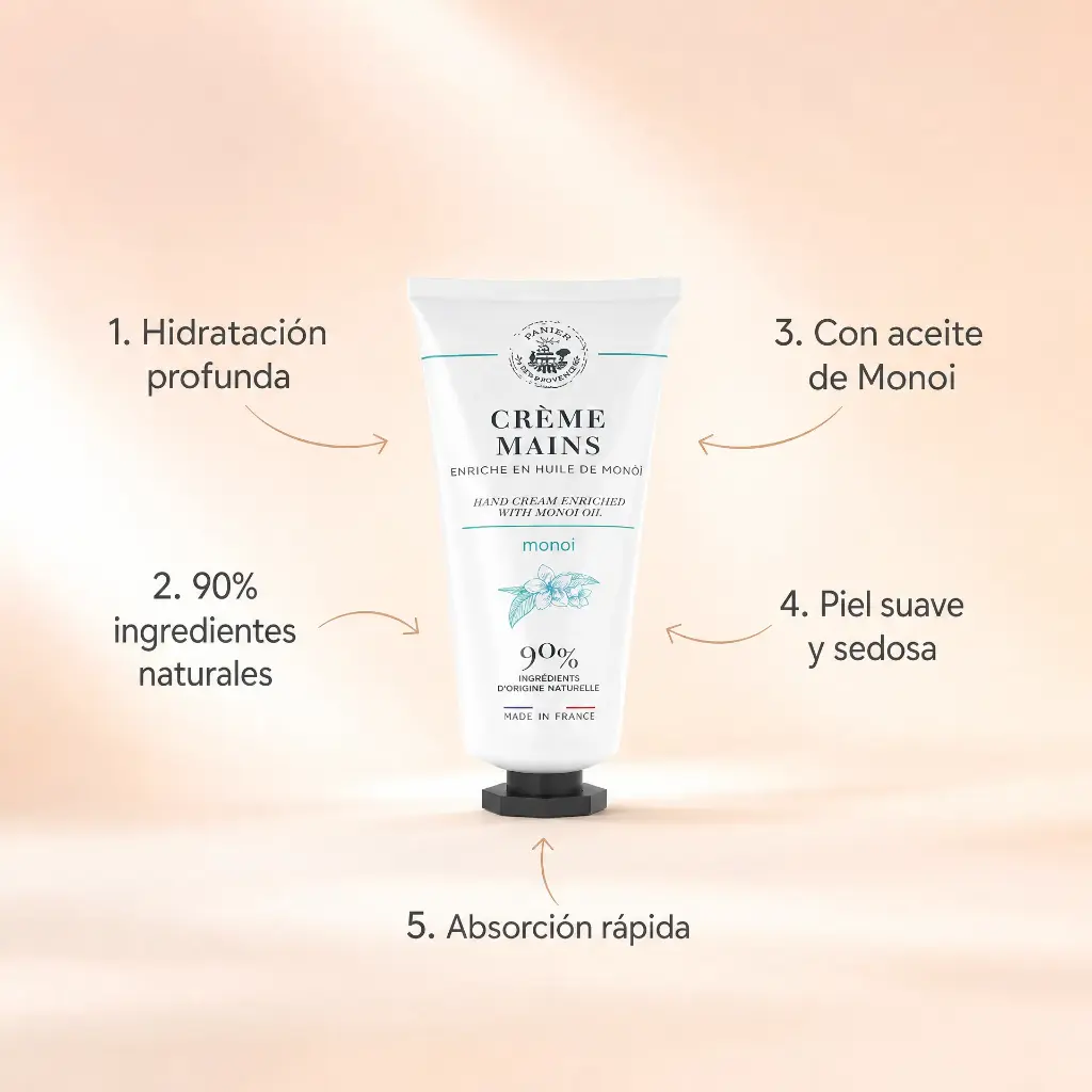 CREMA DE MANOS TUBO 30ML MONOI 