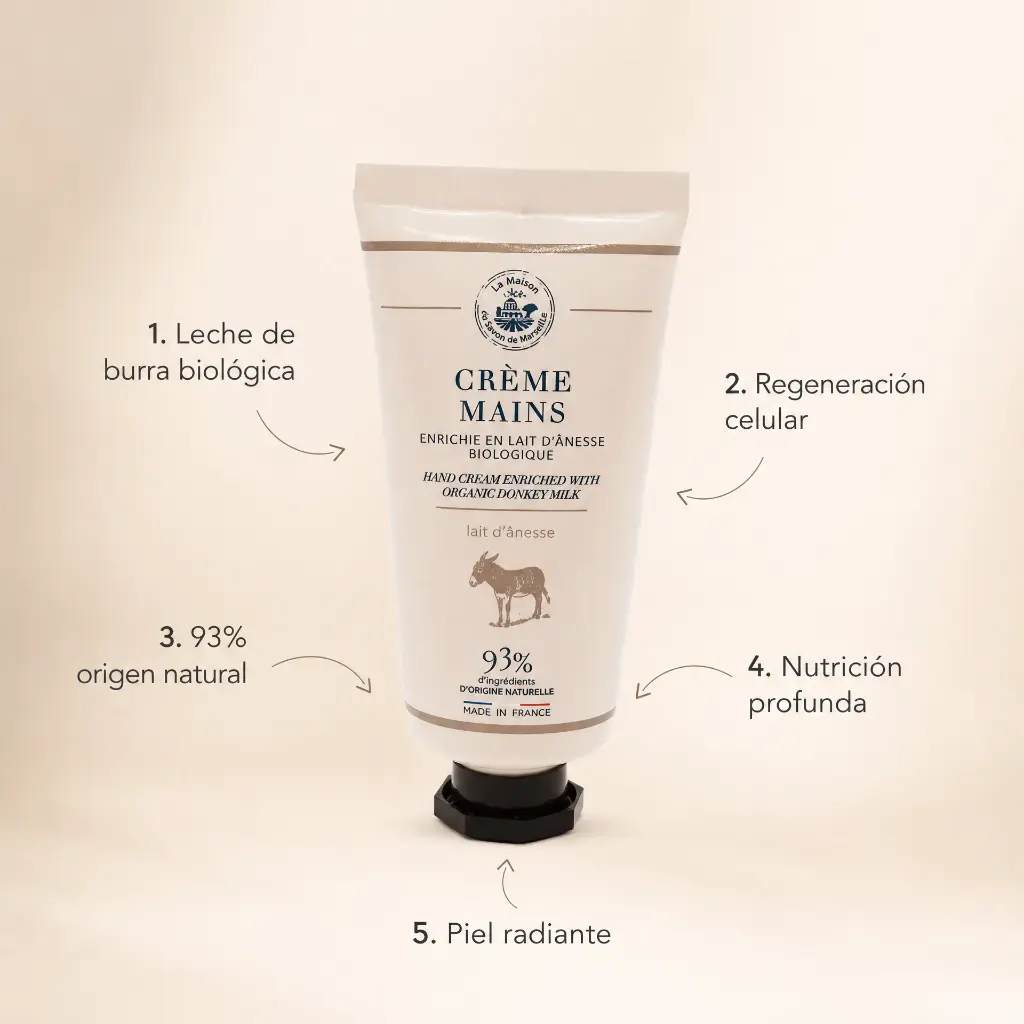 CREMA DE MANOS TUBO 30ml LECHE DE BURRA