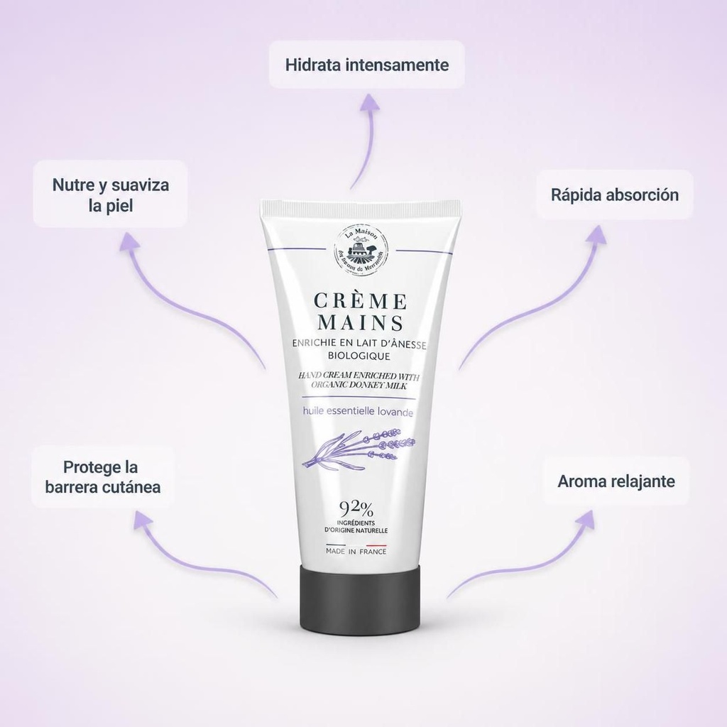 CREMA DE MANOS TUBO 75ml LAVANDA