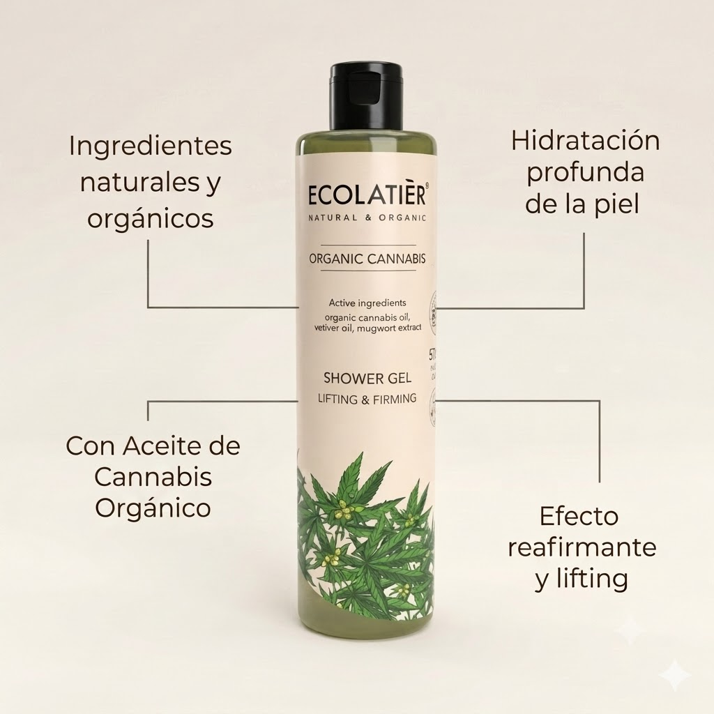 GEL DE DUCHA LIFTING & FIRMEZA CANNABIS ECOLÓGICO