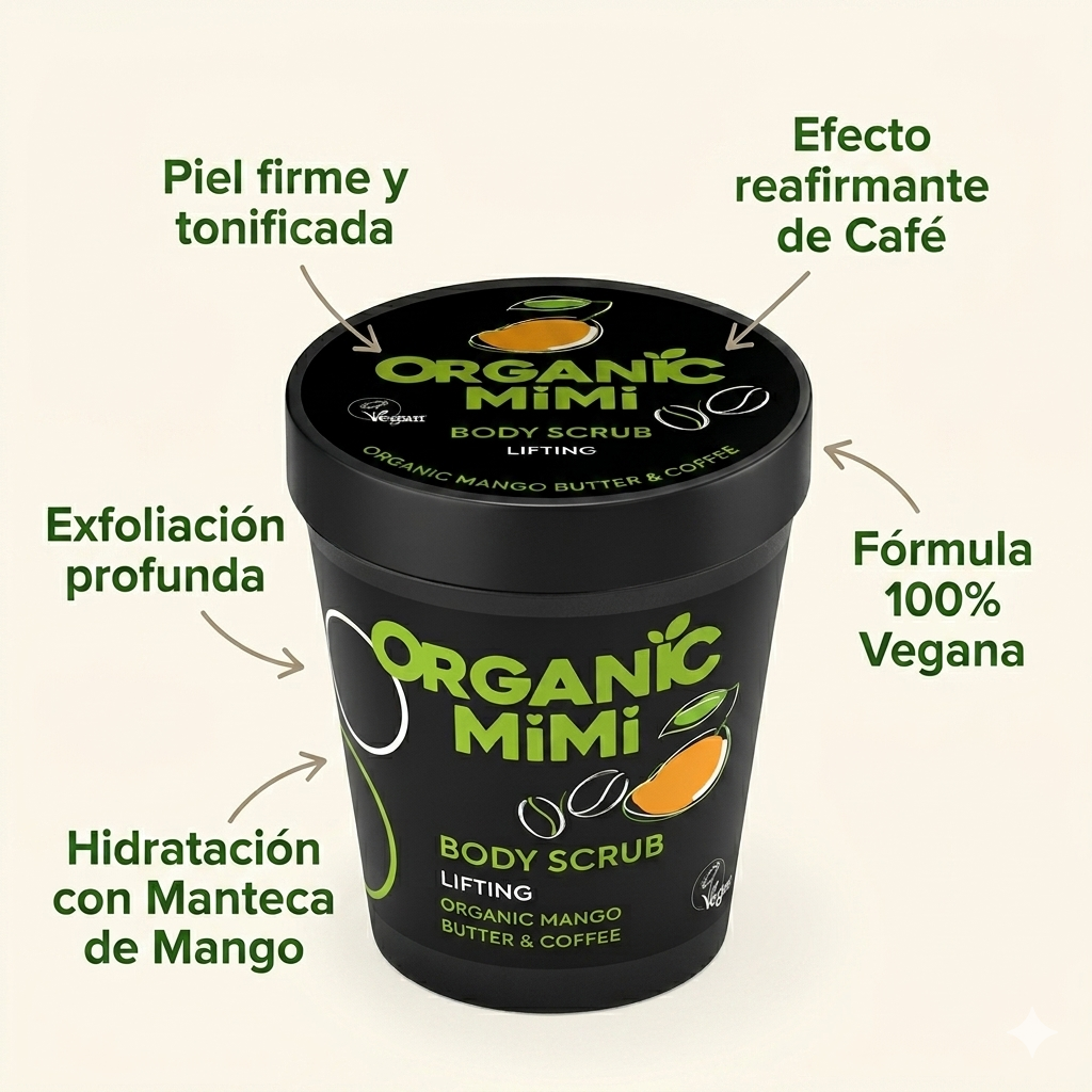 EXFOLIANTE CORPORAL MANGO & CAFÉ 250ML
