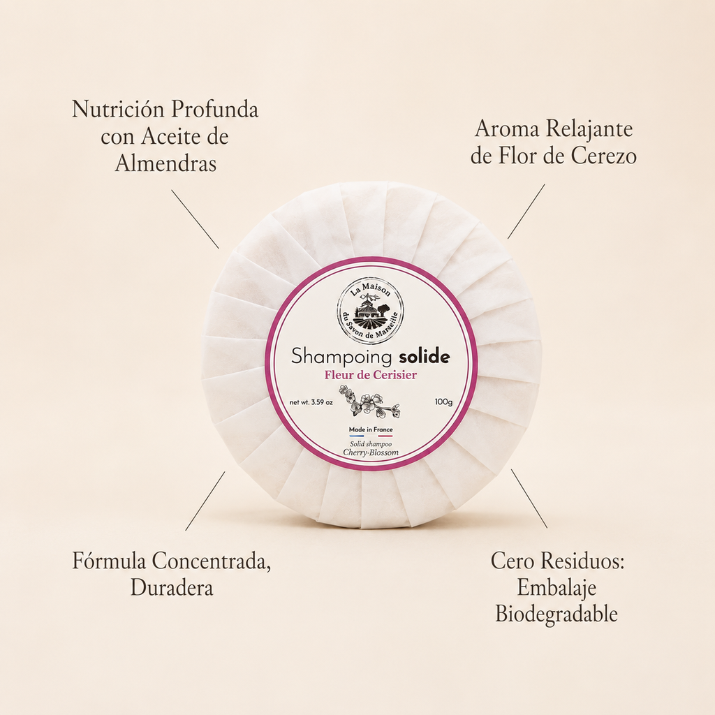 CHAMPÚ SÓLIDO 100G FLOR DE CEREZO