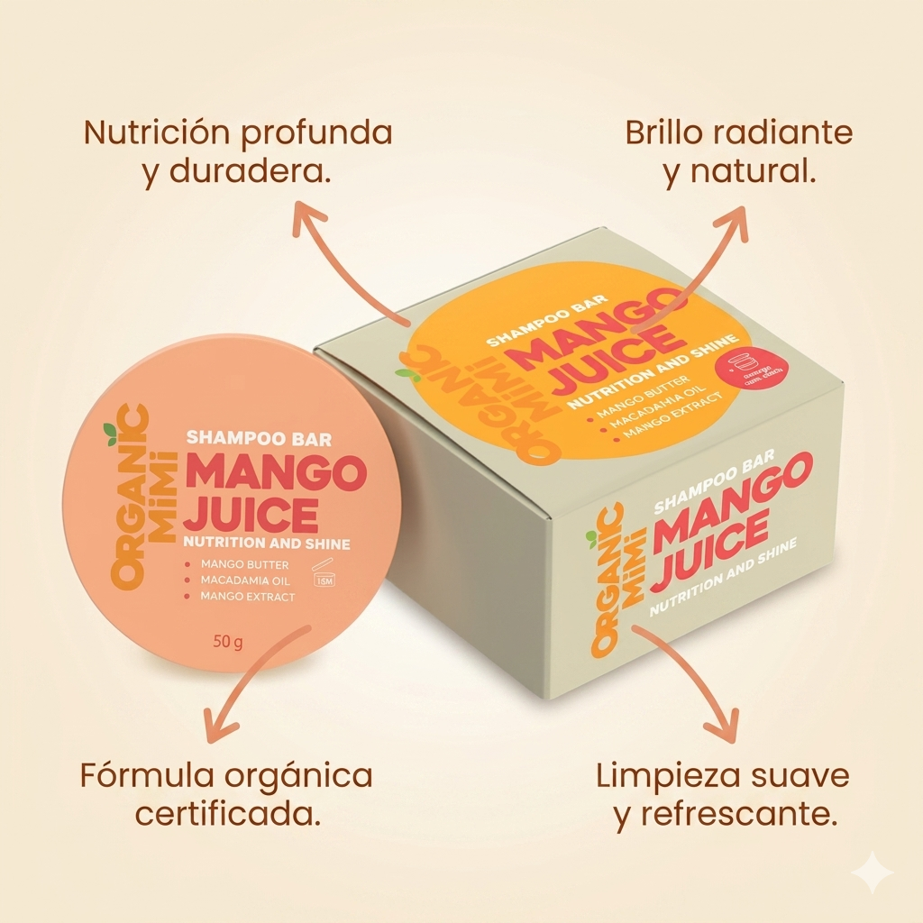 CHAMPÚ SÓLIDO JUGO DE MANGO 