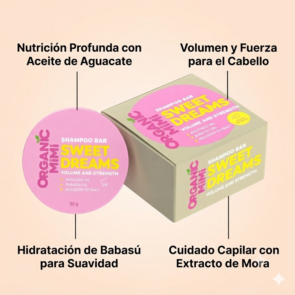 CHAMPÚ SÓLIDO VOLUMEN Y FUERZA