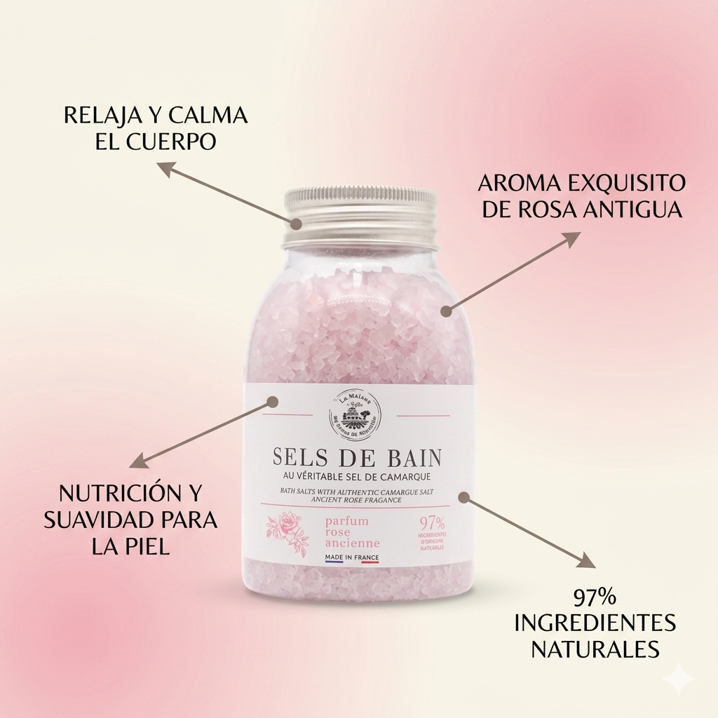 SALES DE BAÑO 300g - ROSA