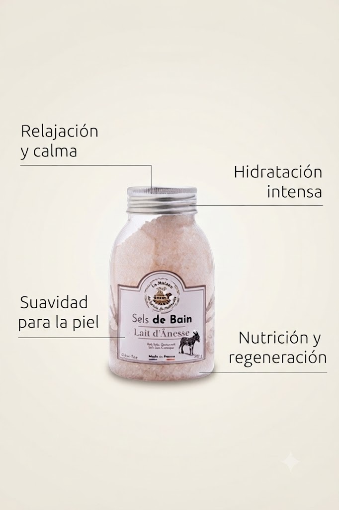 SALES DE BAÑO 300g LECHE DE BURRA