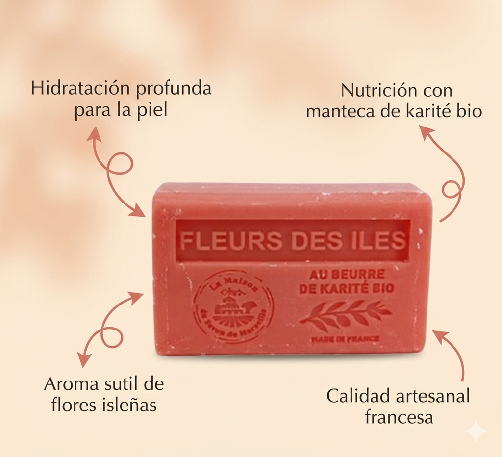 JABÓN KARITE FLOR DE LAS ISLAS 125G
